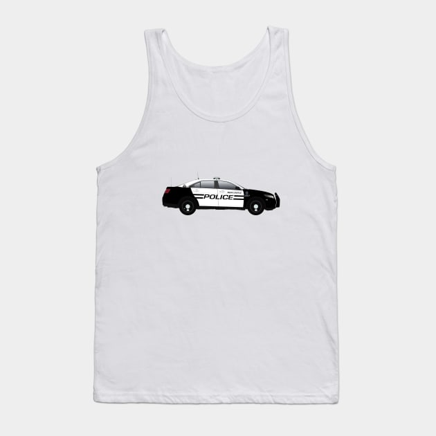 New Castle police car Tank Top by BassFishin